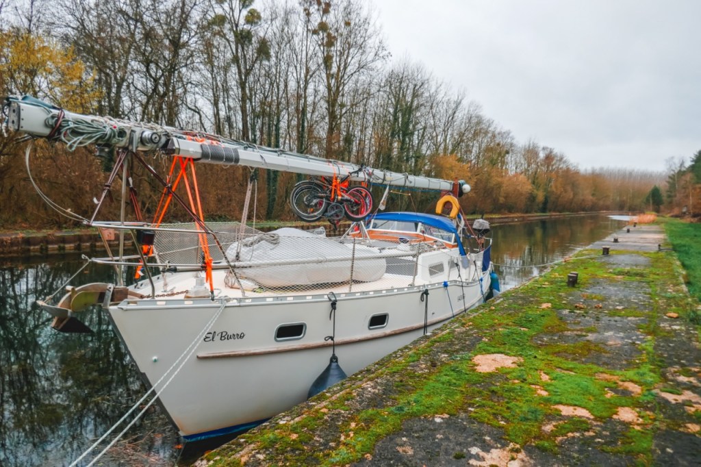 A mooring place in France.